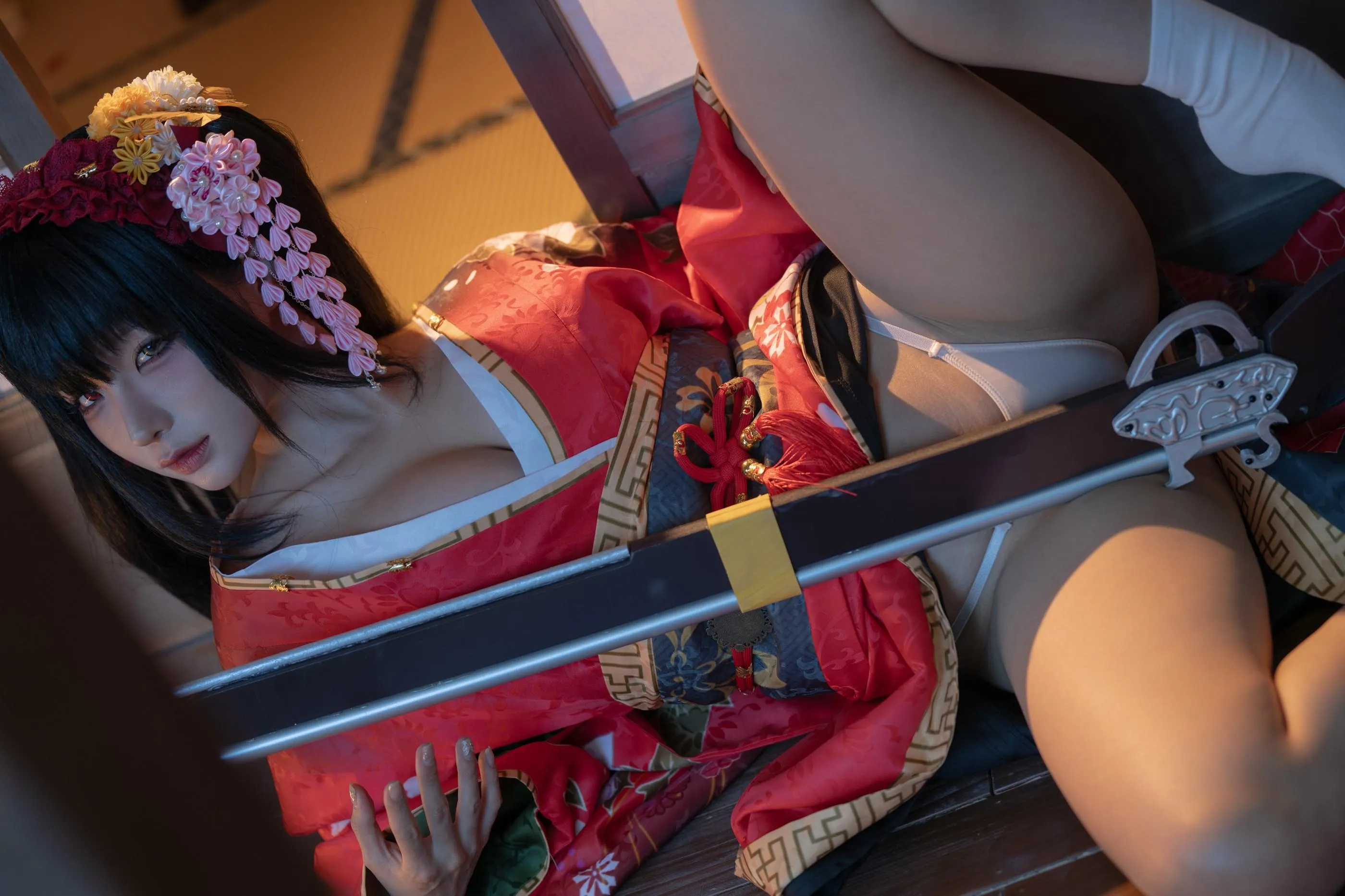 蠢沫沫 – NO.304 狂三和服cos-狂三 正片 [147P]插图7